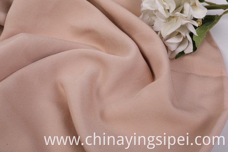 High quality woven twill polyester rayon fabric